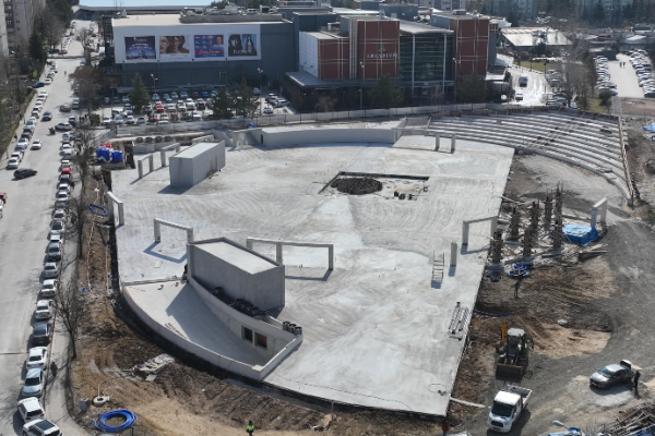 Ankara’da “Kapalı Otopark ve Kent Meydanı Projesi”nin çalışmaları sürüyor