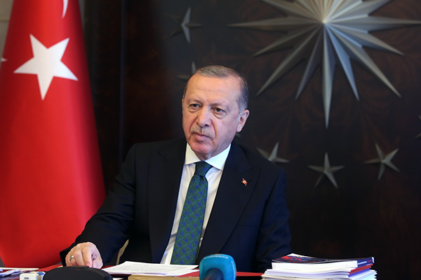 Cumhurbaşkanı Erdoğan, Suudi Arabistan Veliaht Prensi Selman ile görüştü