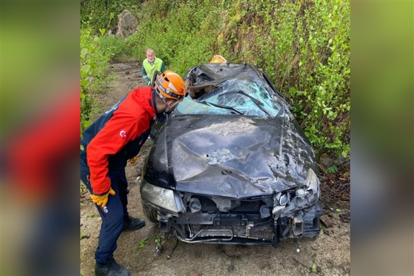 Rize’de trafik kazası