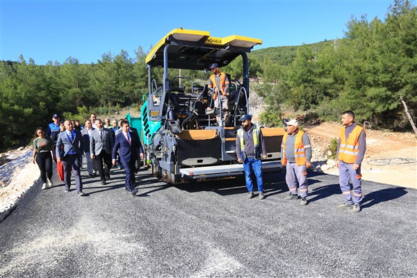 Başkan Aras, Dirgeme yolundaki çalışmaları inceledi