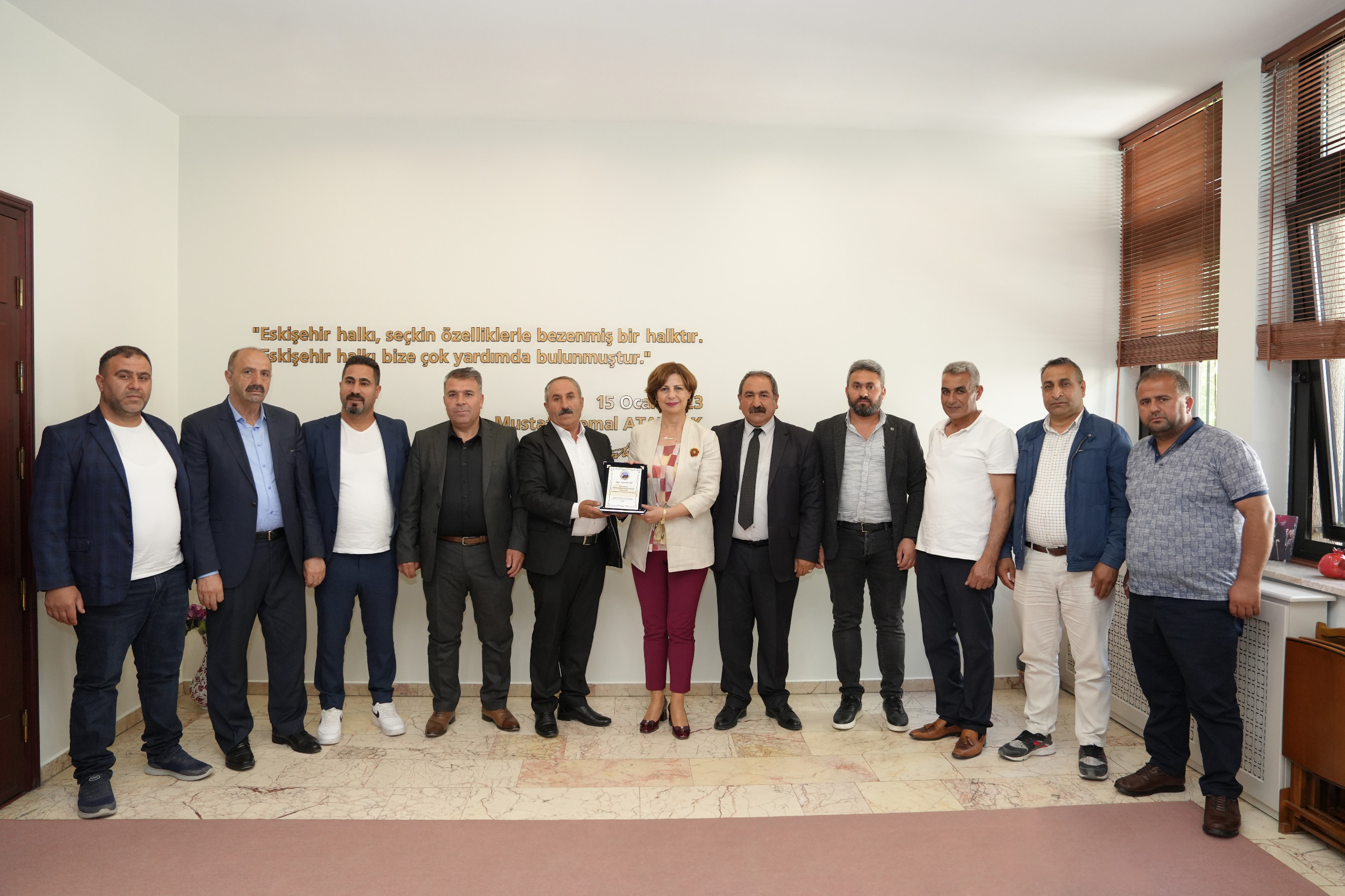 Başkan Ünlüce’ye hayırlı olsun ziyaretleri devam ediyor