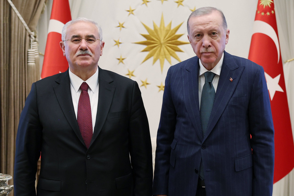 Cumhurbaşkanı Erdoğan, eski Yargıtay Başkanı Akarca’yı kabul etti