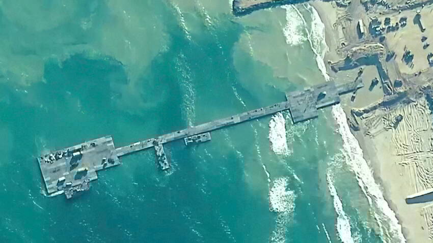 Gazze’deki geçici rıhtım önümüzdeki hafta kullanılamayacak