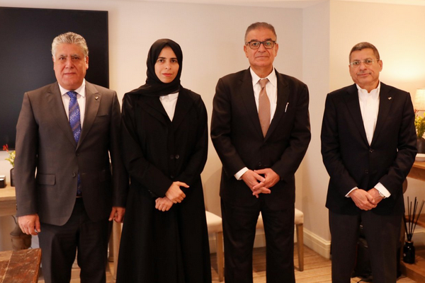Katar Uluslararası İşbirliğinden Sorumlu Devlet Bakanı, Filistinli bakanlarla görüştü