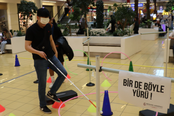 Kayseri’de “Empati Parkuru” ile farkındalık etkinliği yapıldı