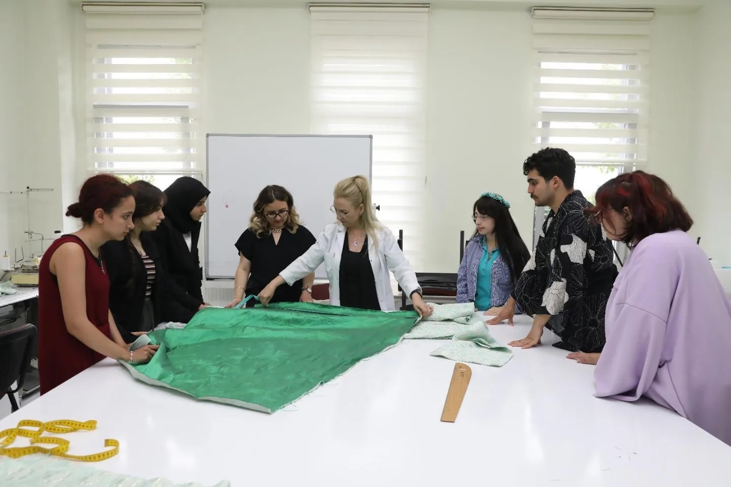 Kayseri’de Japonya yöresel kıyafetlerinin tasarım ve dikimi için kurs açıldı