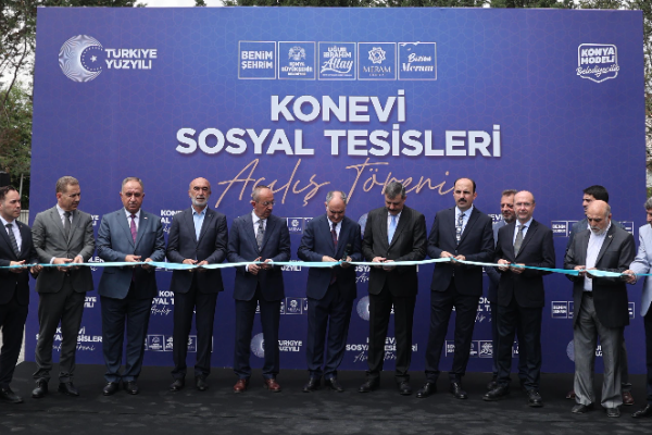 Konya’da Konevi Sosyal Tesisleri’nin açılışı gerçekleşti