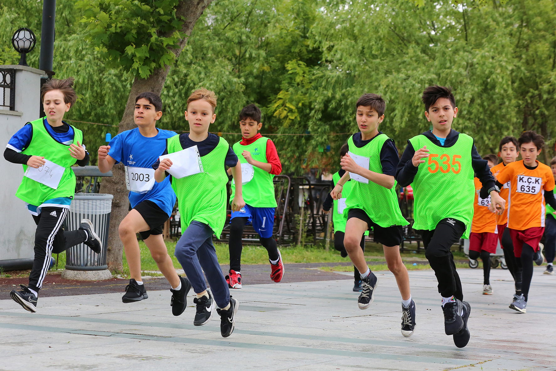 Küçükçekmece’de 19 Mayıs koşusu yapıldı