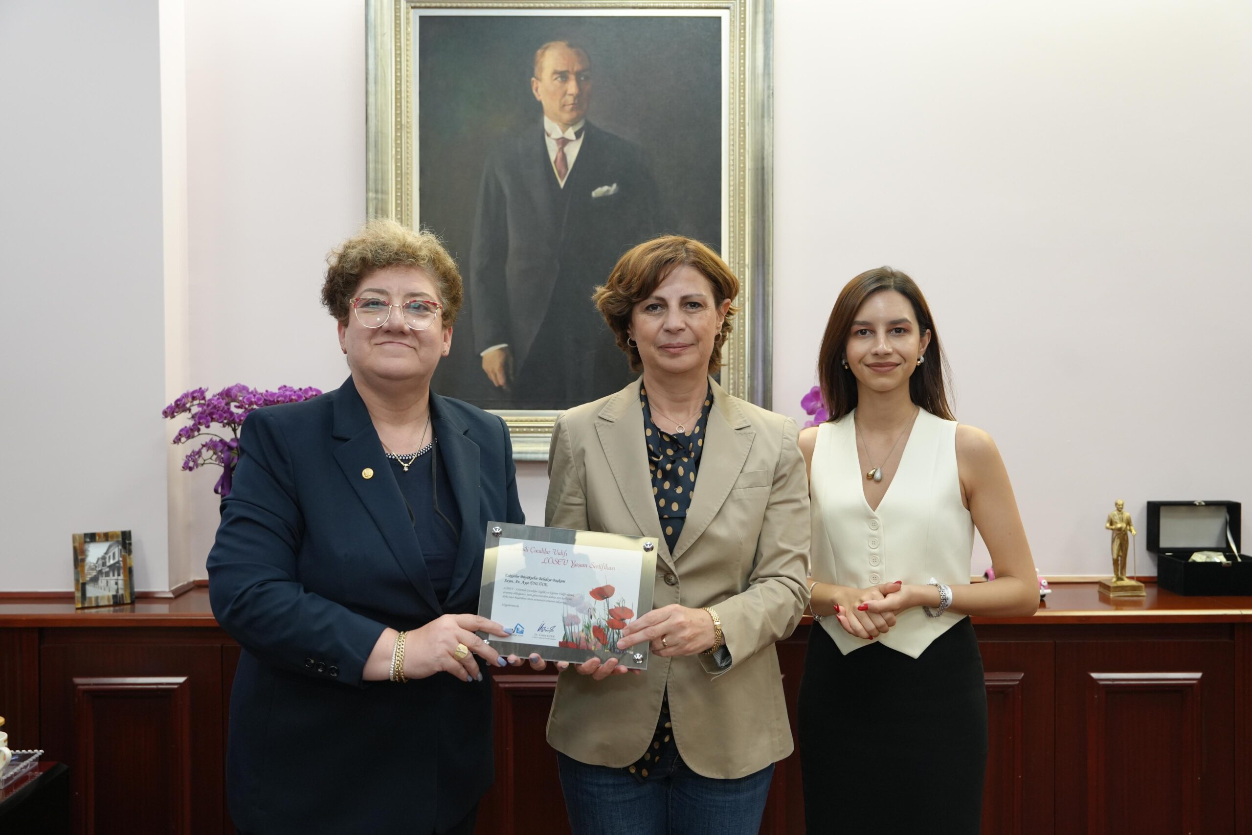 LÖSEV’den Başkan Ünlüce’ye ziyaret