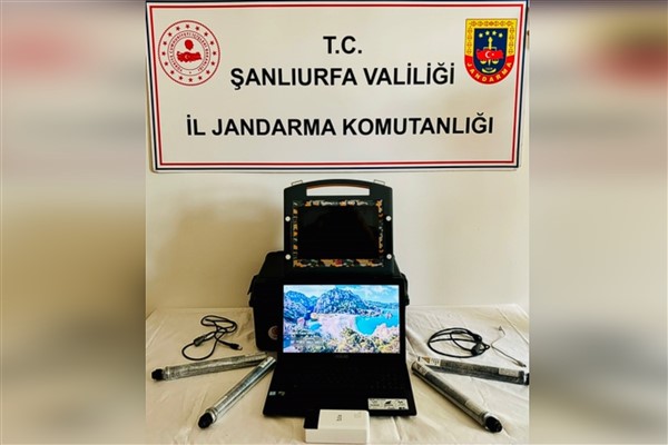 Şanlıurfa’da define arayan 2 kişi yakalandı