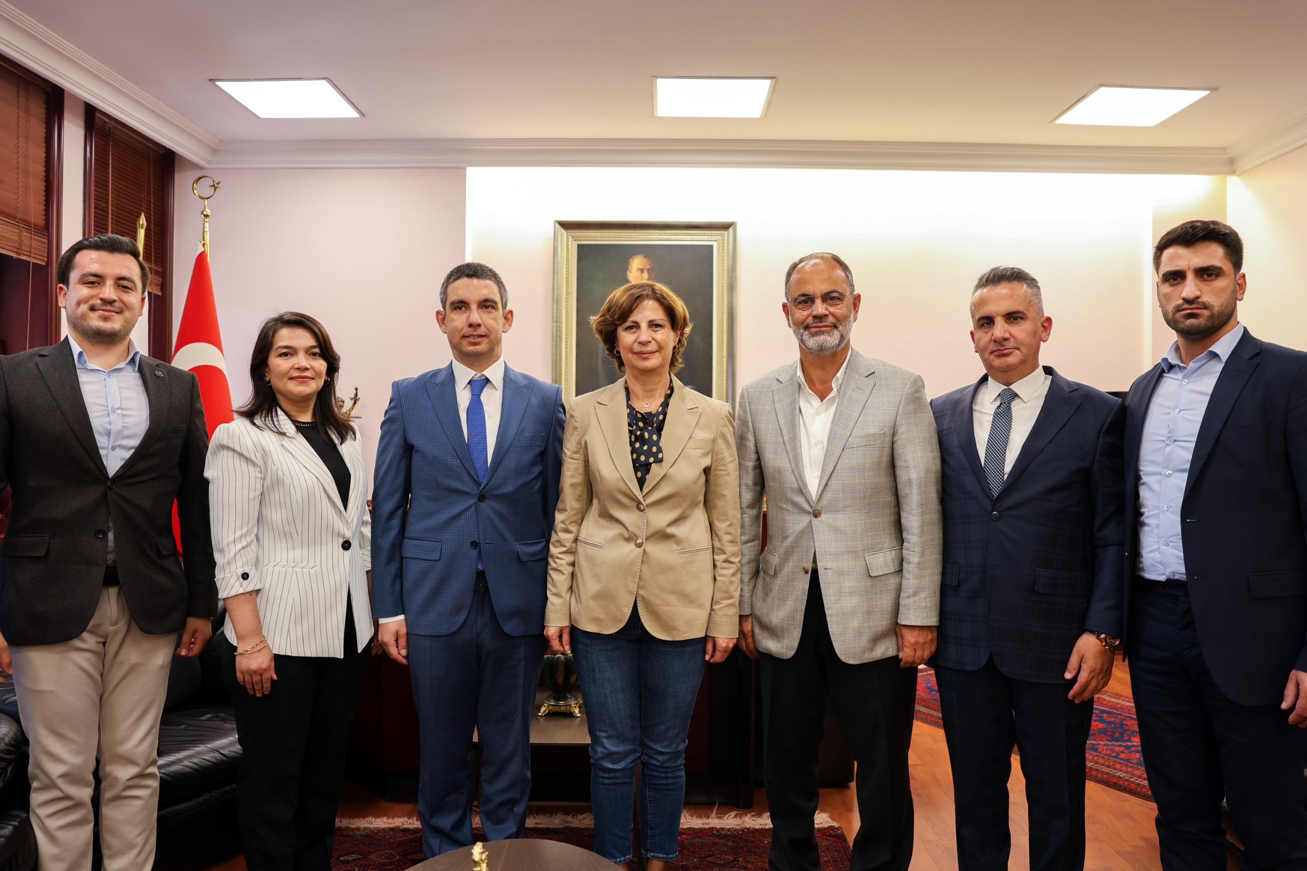 Türk Hava Kurumu Eskişehir Şube Başkanı Çalışkan’dan Başkan Ünlüce’ye ziyaret