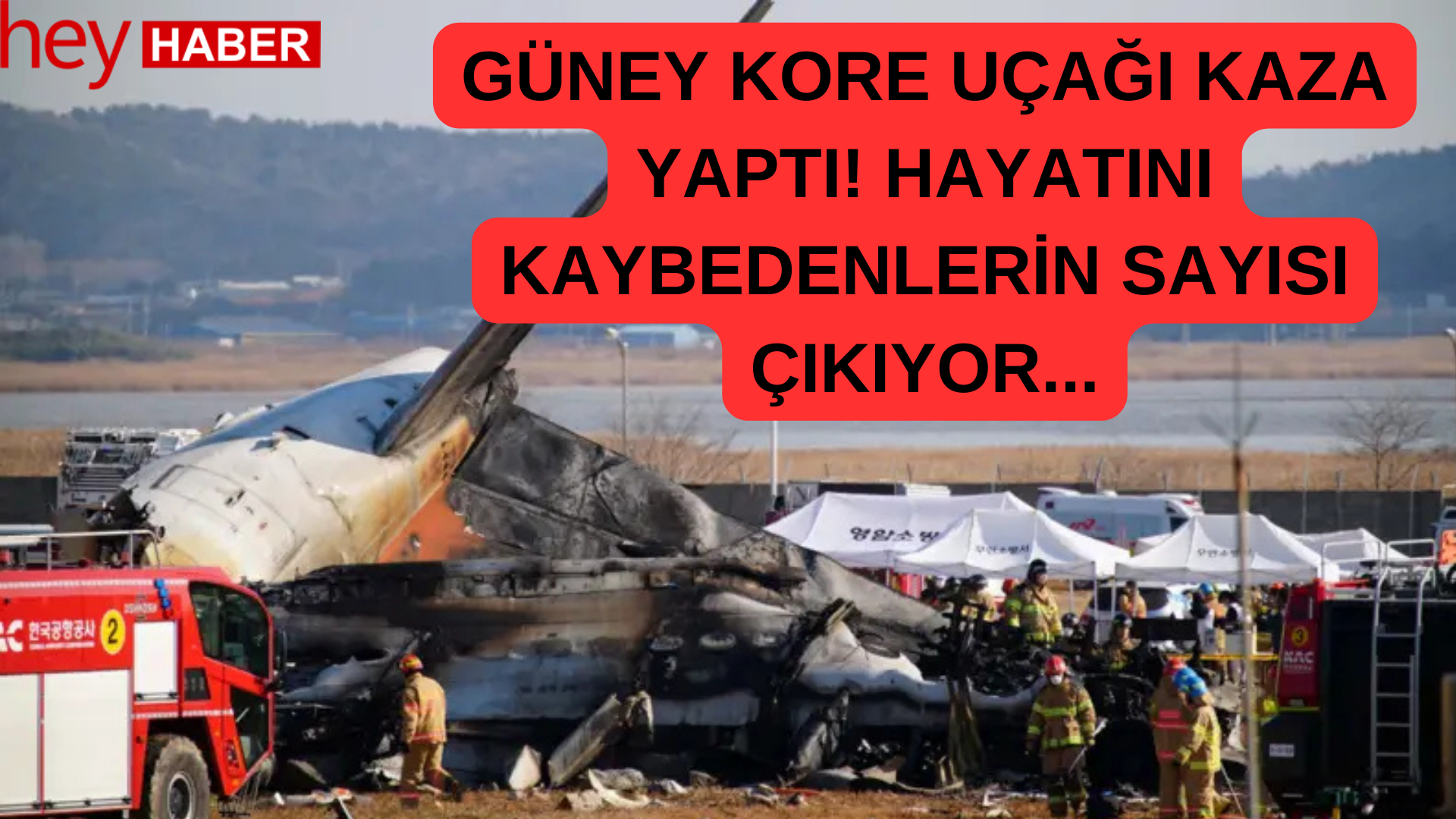 Güney Kore Uçağı Kaza Yaptı!