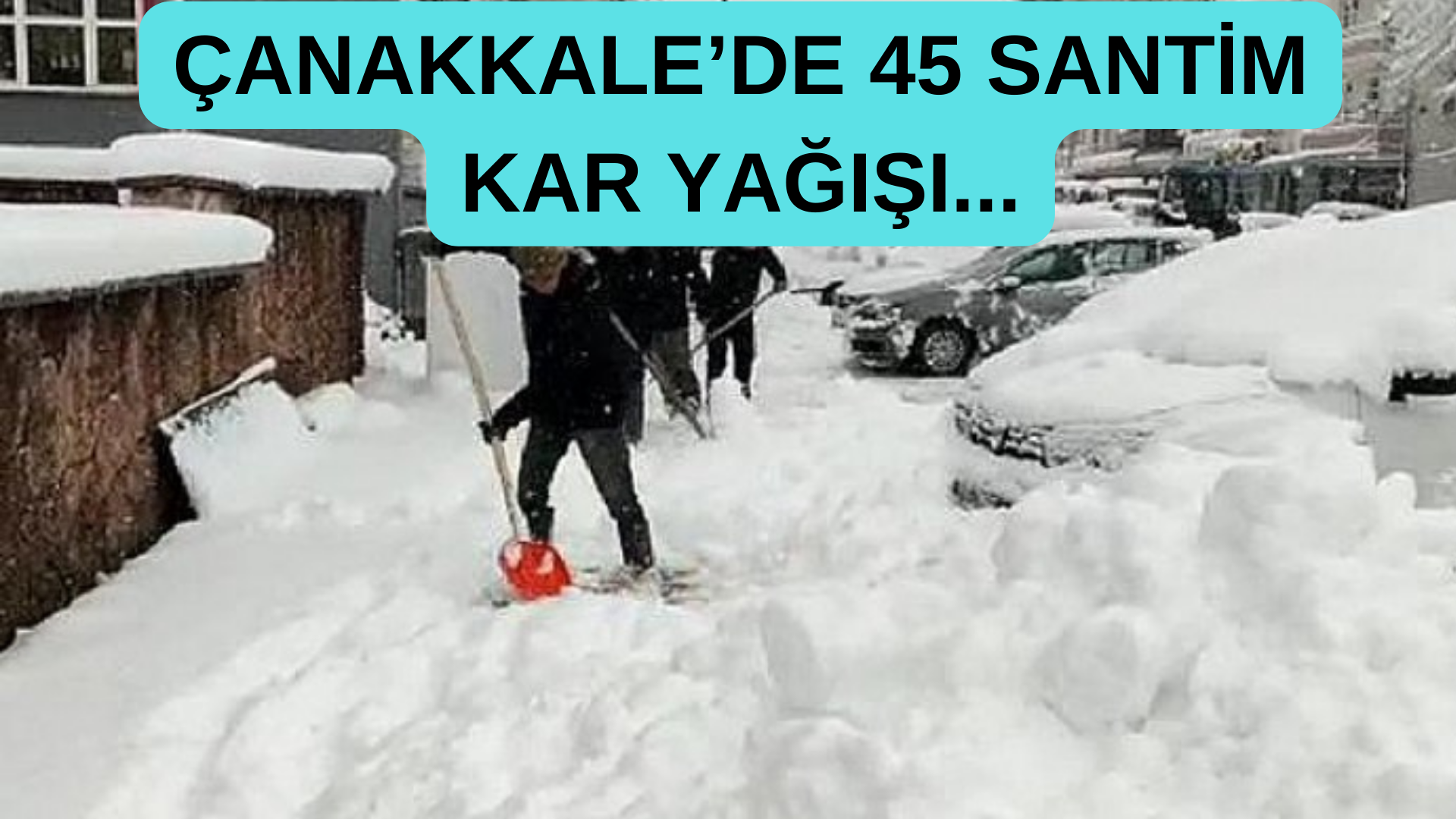 Çanakkale Kar Yağışı! Okullar Tatil Mi?