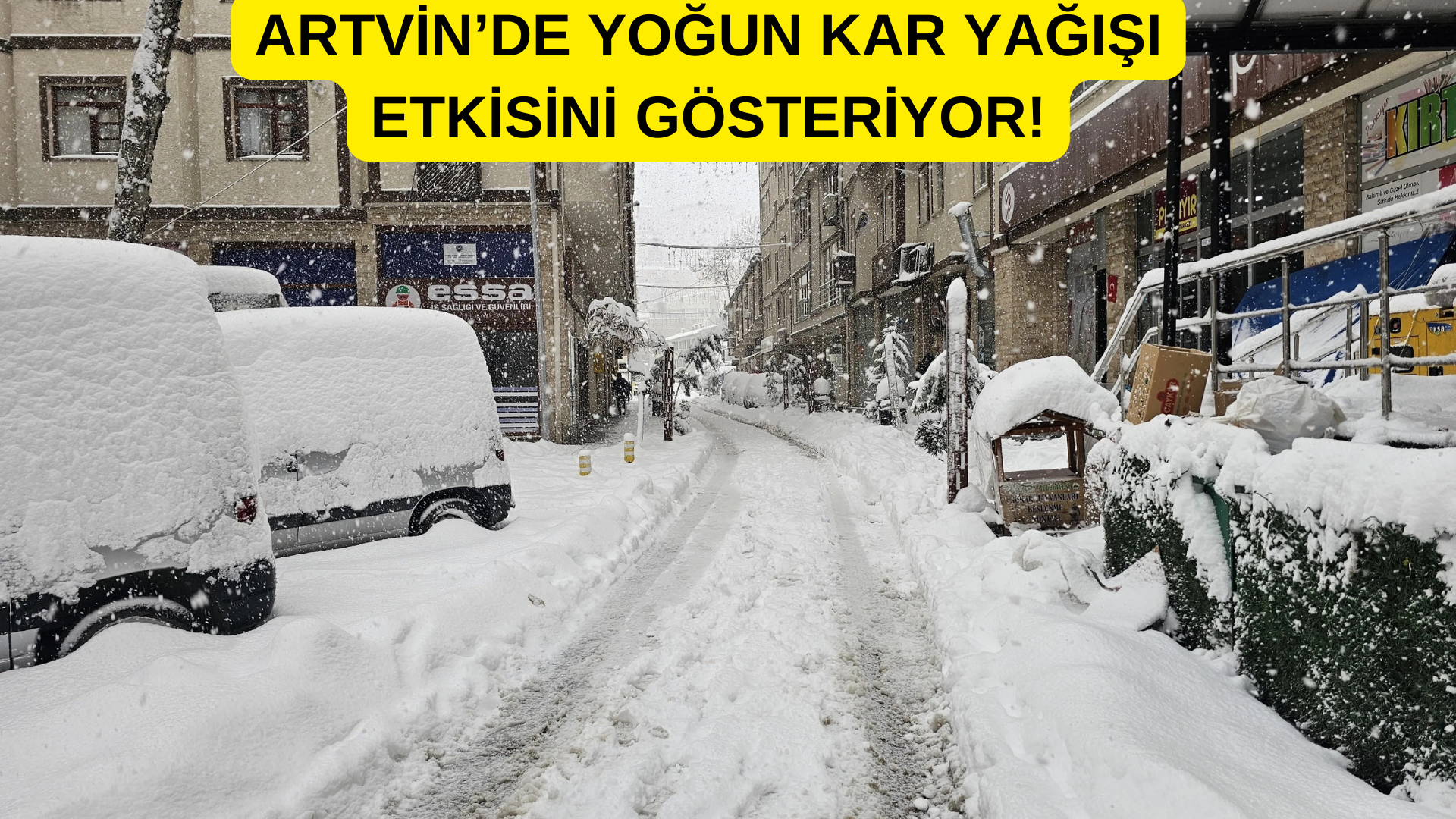 Artvin Kar Yağışı! Okullar Tatil Mi?