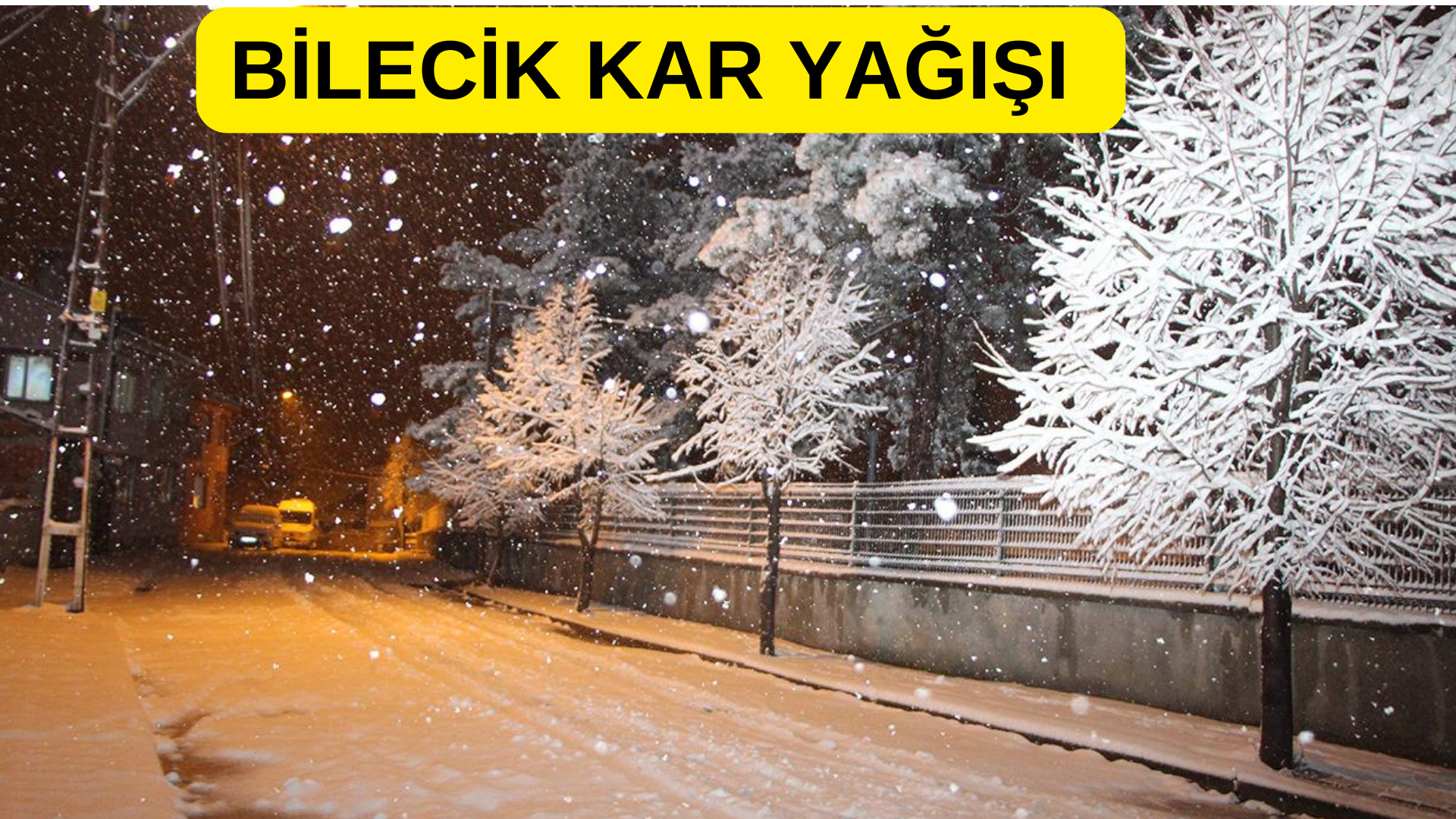 Bilecik Kar Yağışı! Okullar Tatil Mi?