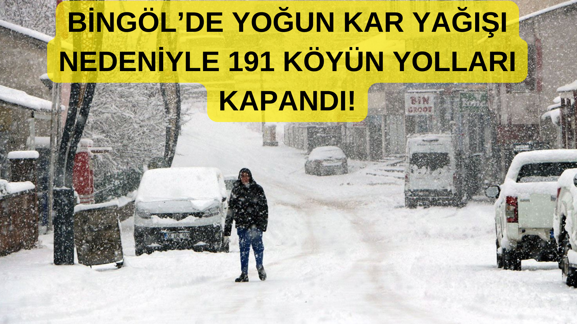 Bingöl Kar Yağışı! Okullar Tatil Mi?