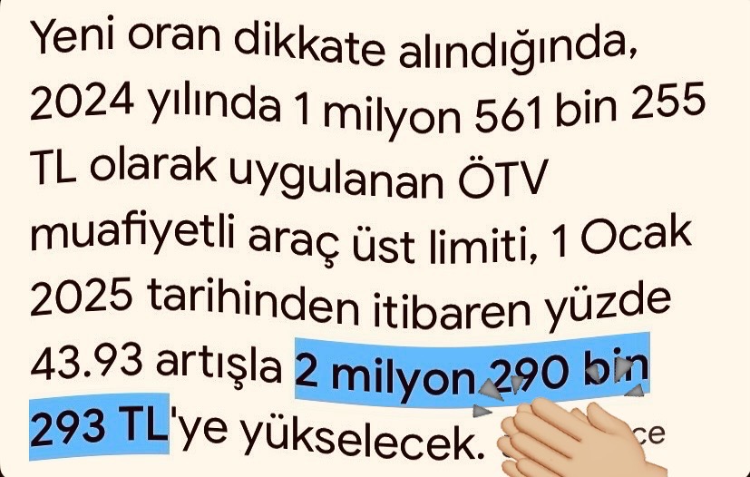 Engelli Araç Limiti Şartları ve Fiyatları 2025