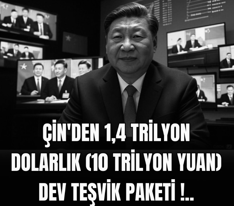 Çin’den Tarihi 1,4 Trilyon Dolarlık Teşvik Paketi: Ekonomi İçin Kritik Adım!