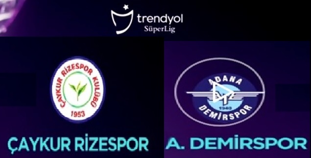Ç.Rizespor Adana Demirspor 26 Ocak 2025