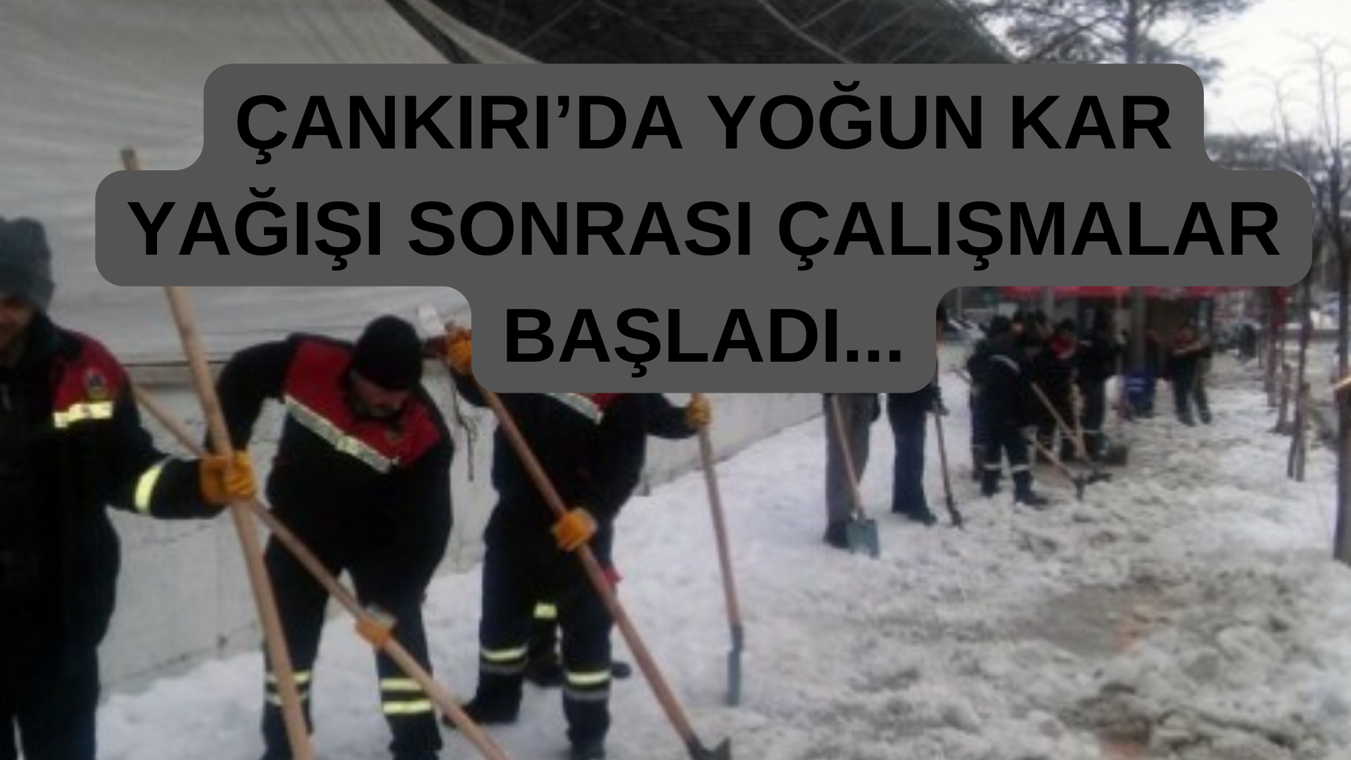 Çankırı Kar Yağışı! Okullar Tatil Mi?