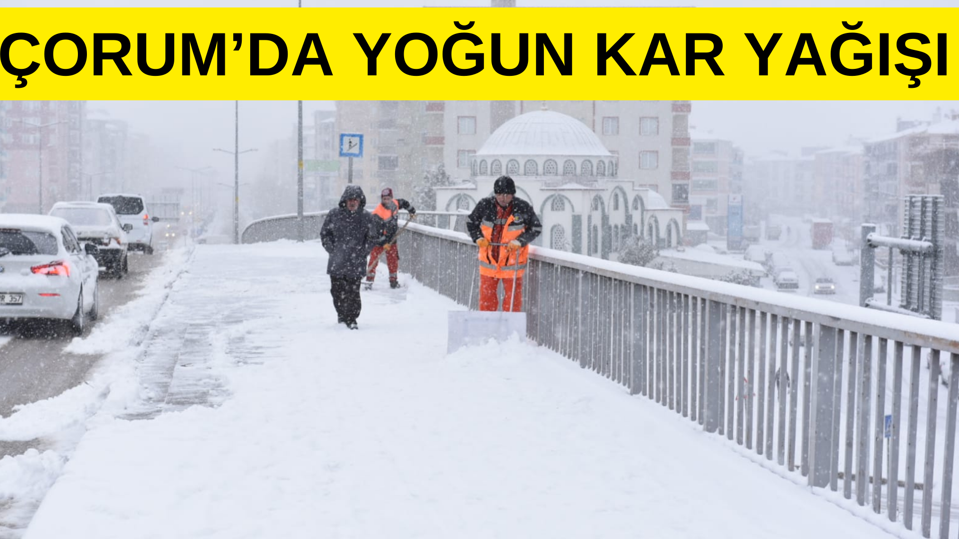 Çorum Kar Yağışı! Okullar Tatil Mi?