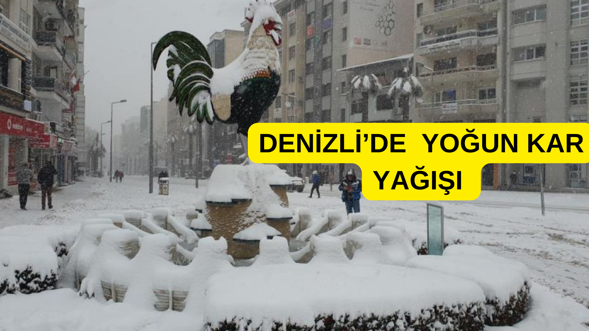 Denizli Kar Yağışı! Okullar Tatil Mi?