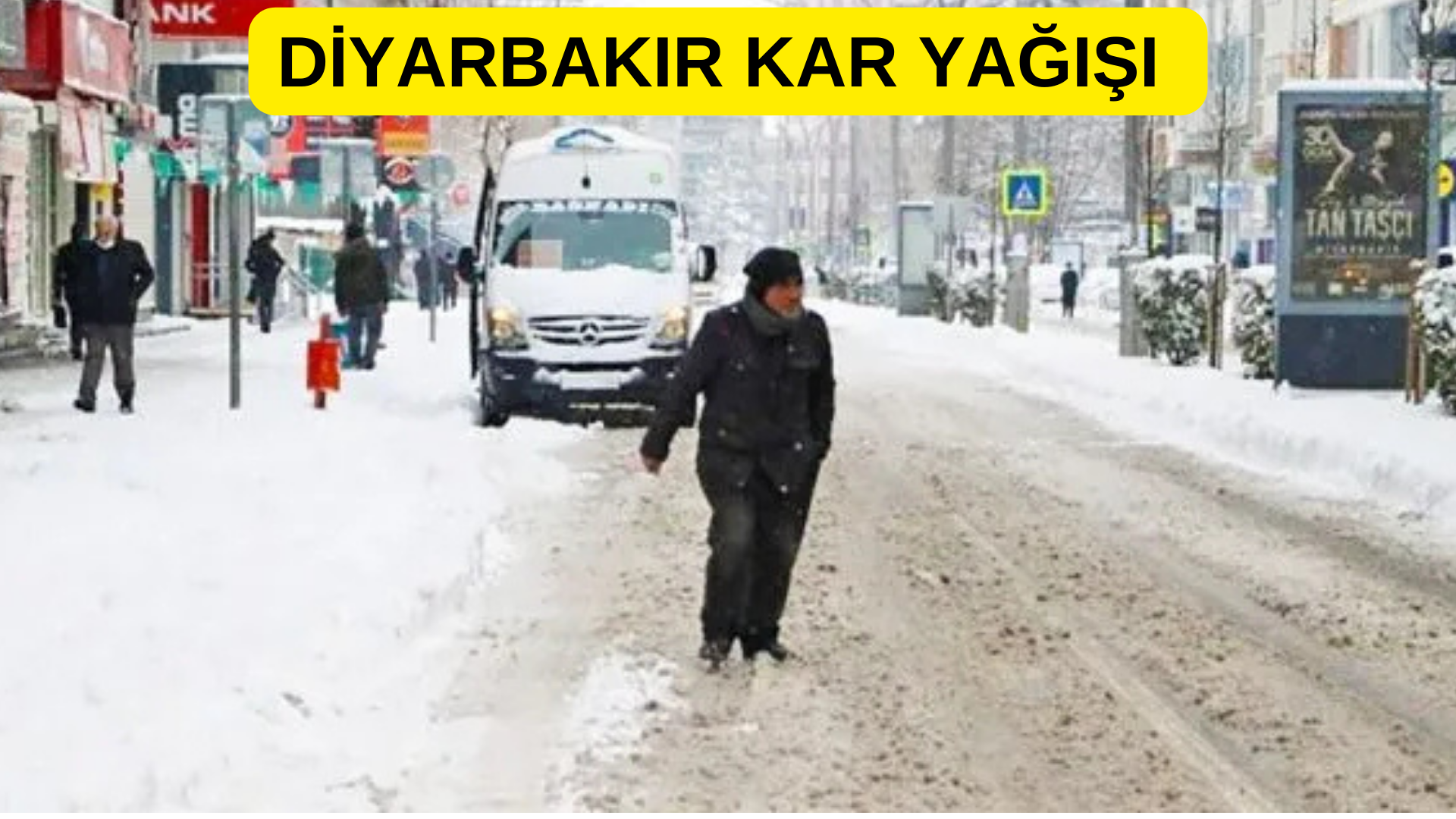 Diyarbakır Kar Yağışı! Okullar Tatil Mi?