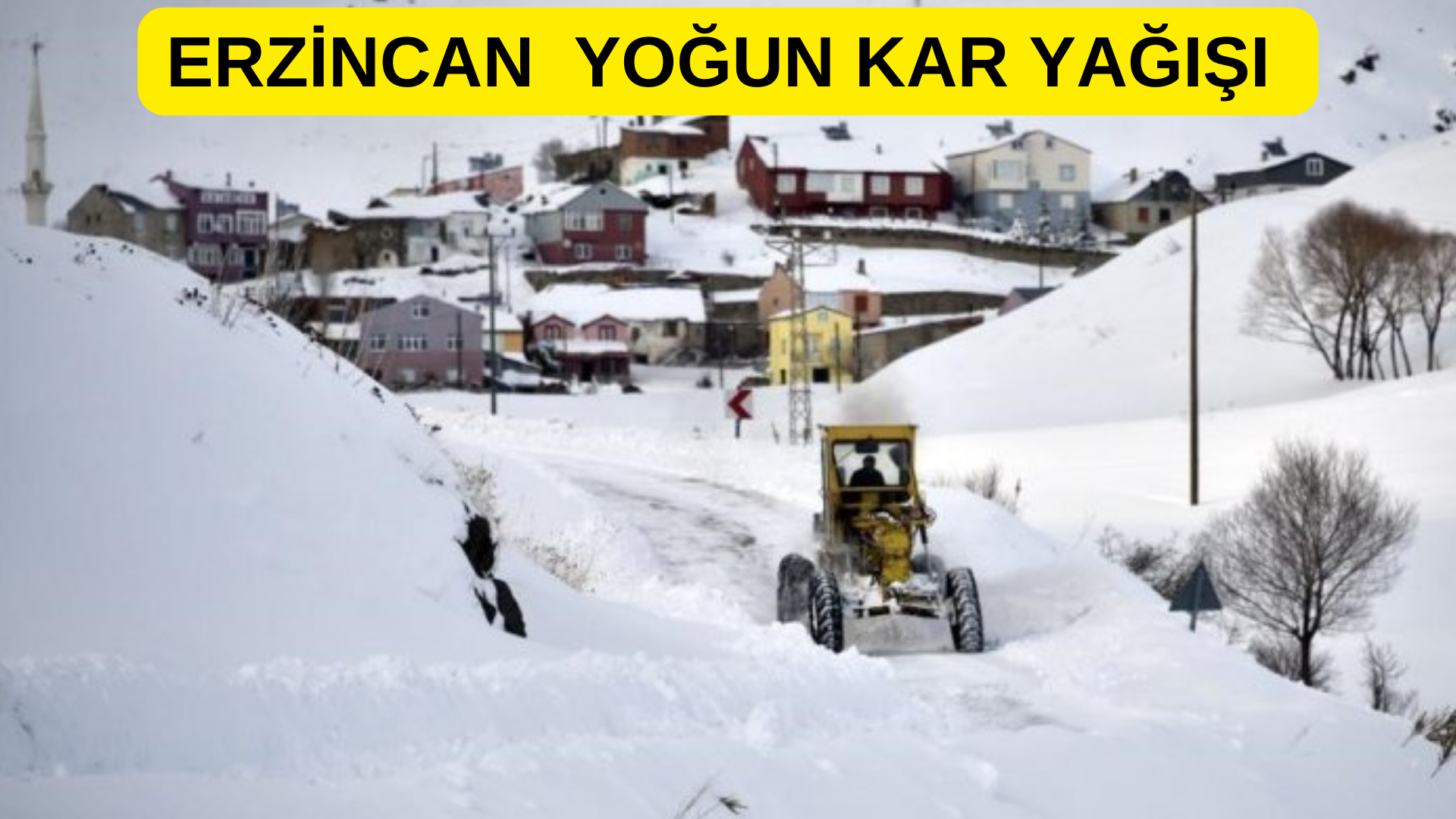 Erzincan Kar Yağışı! Okullar Tatil Mi?
