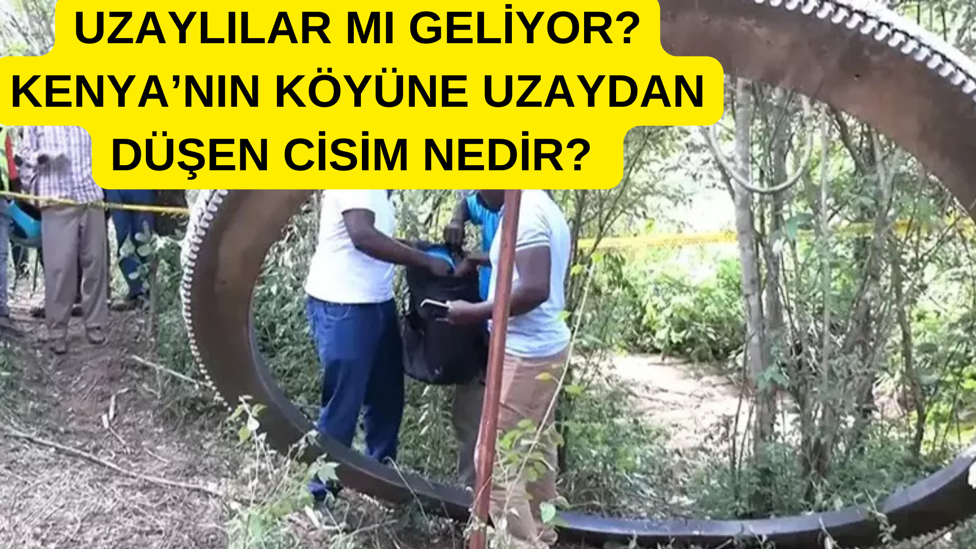 Kenya’da Bir Köye Uzaydan Cisim Düştü!