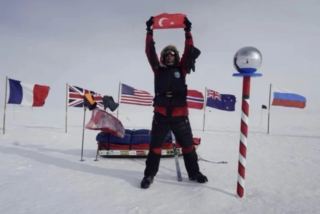 A Milli sporcu Ali Rıza Bilal, Güney Kutbu’na Ulaşan İlk Türk!
