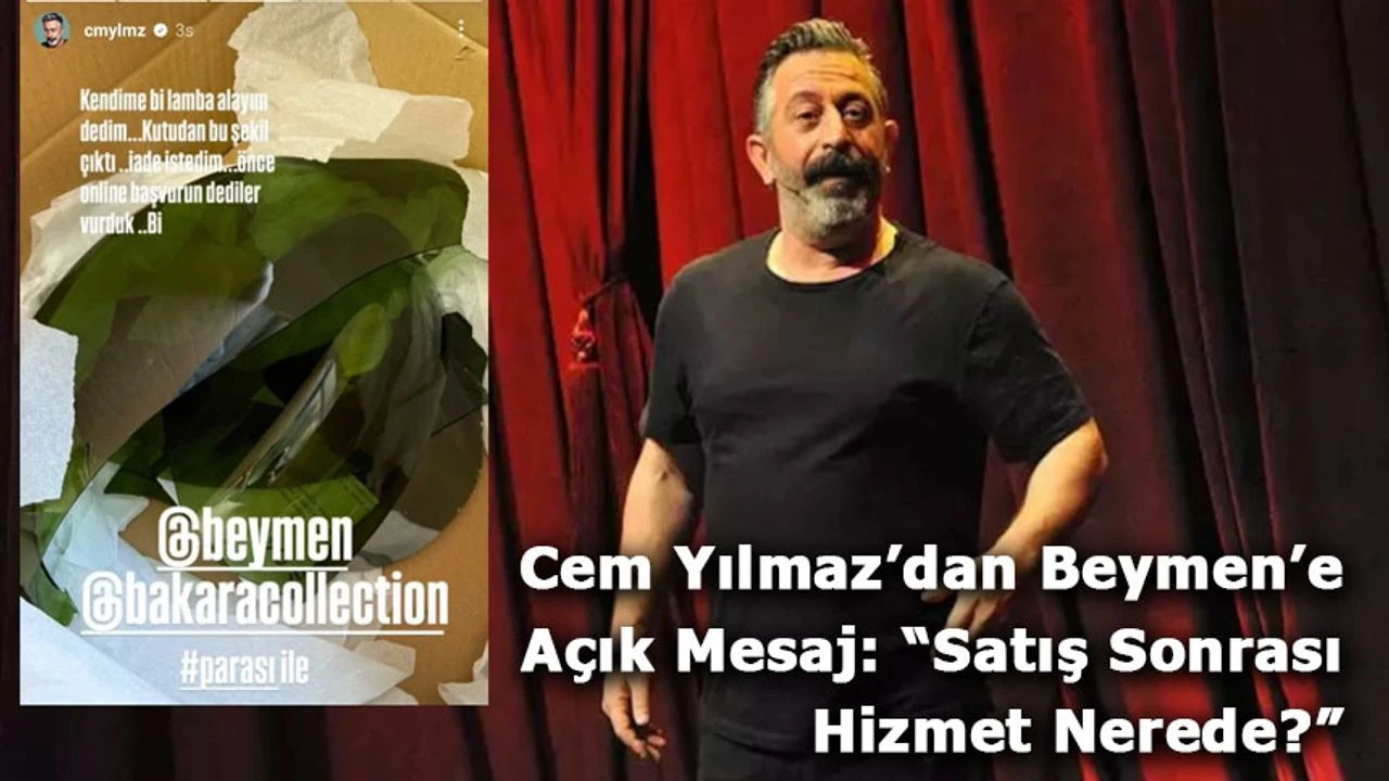 Cembeymen! İşte Cem Yılmaz ve Beymen olayı..