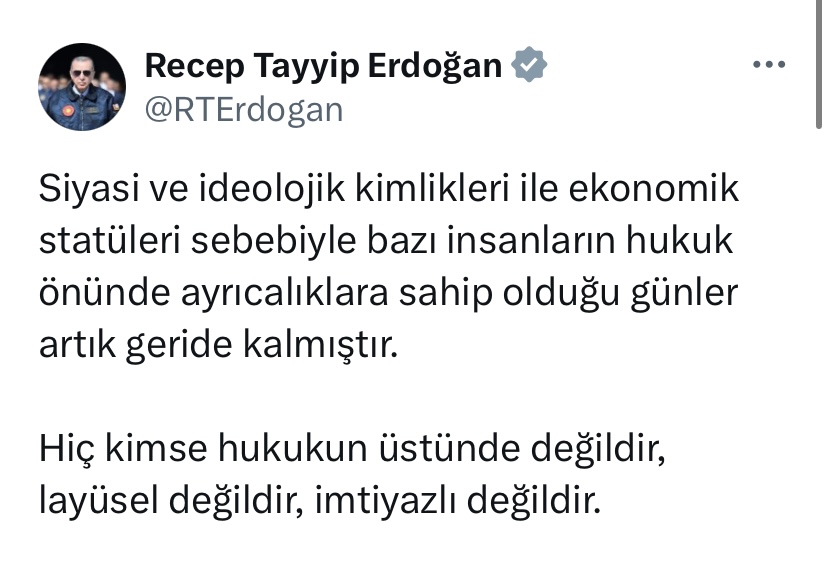Cumhurbaşkanı Recep Tayyip Erdoğan Açıklama Yaptı