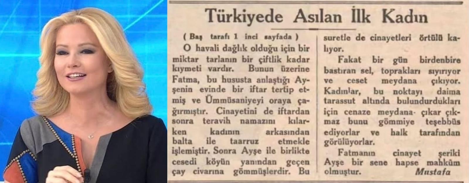 MÜGE ANLI ATEŞ PÜSKÜRDÜ: ASILAN İLK KADINI ÖRNEK GÖSTERDİ!