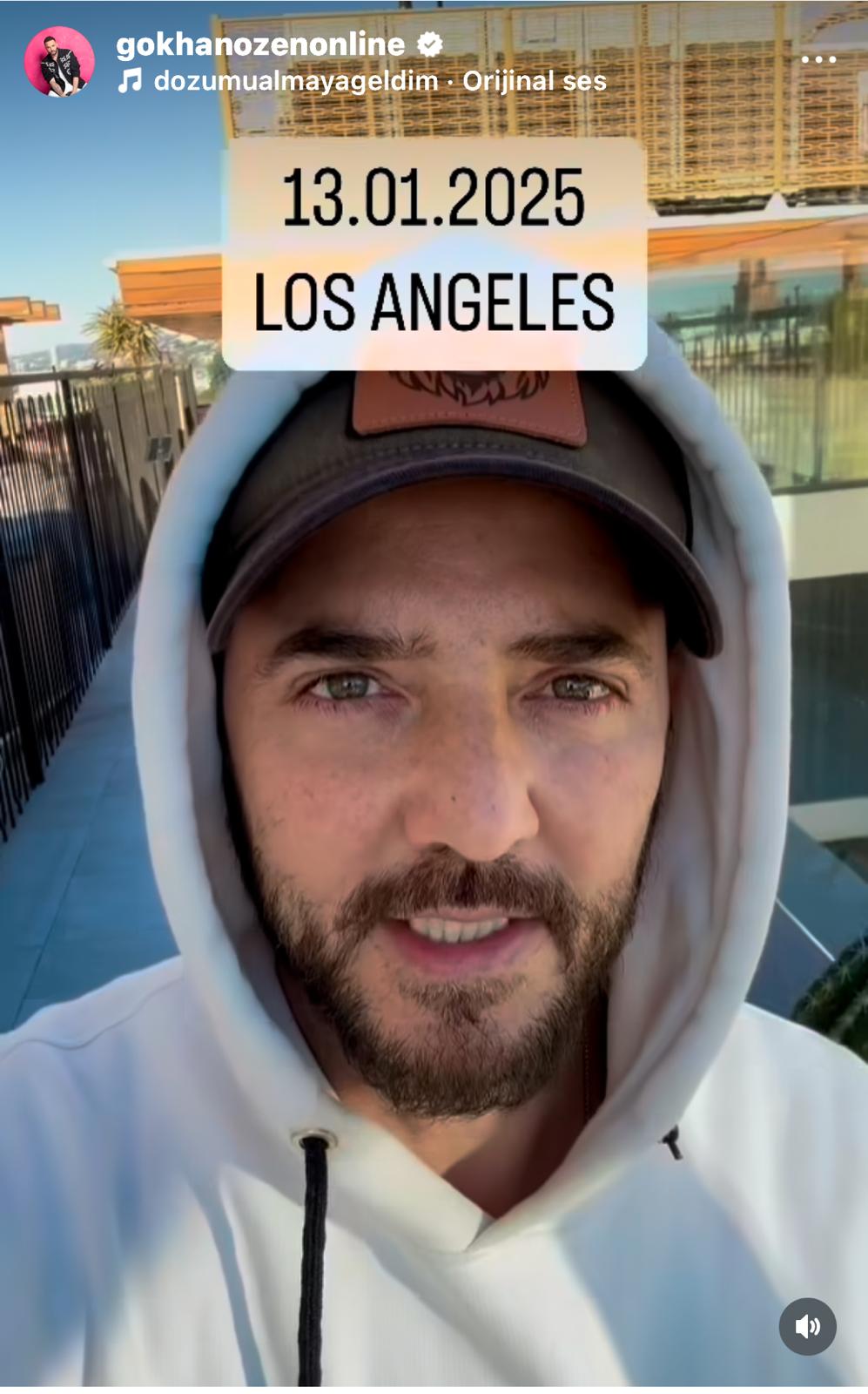 AMERİKA YANGINI GERÇEK Mİ? ŞARKICI GÖKHAN ÖZEN KAFALARI KARIŞTIRDI!