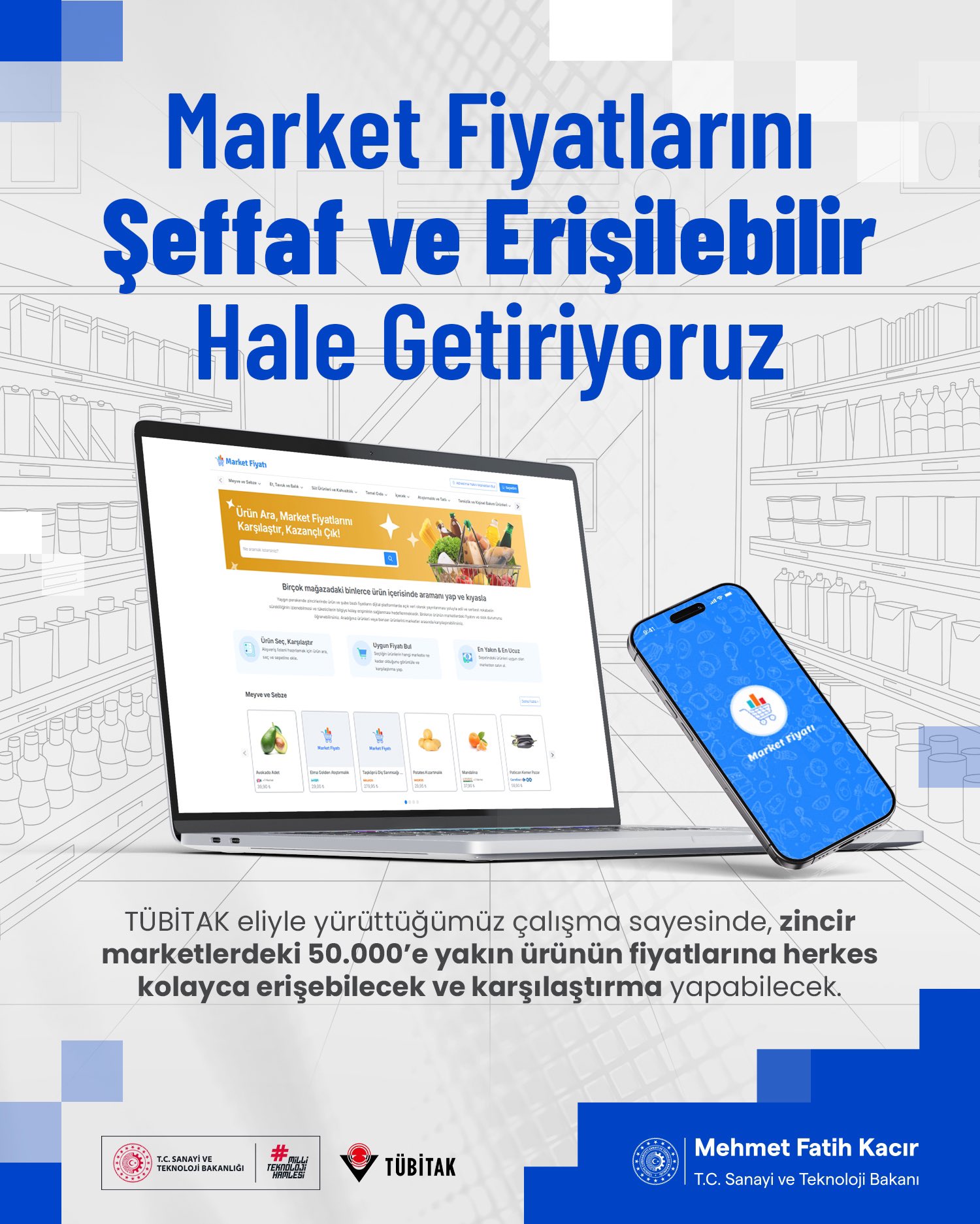 Market Fiyatlarını Şeffaf Hale Getiren Yeni Sistem Kullanıma Açıldı