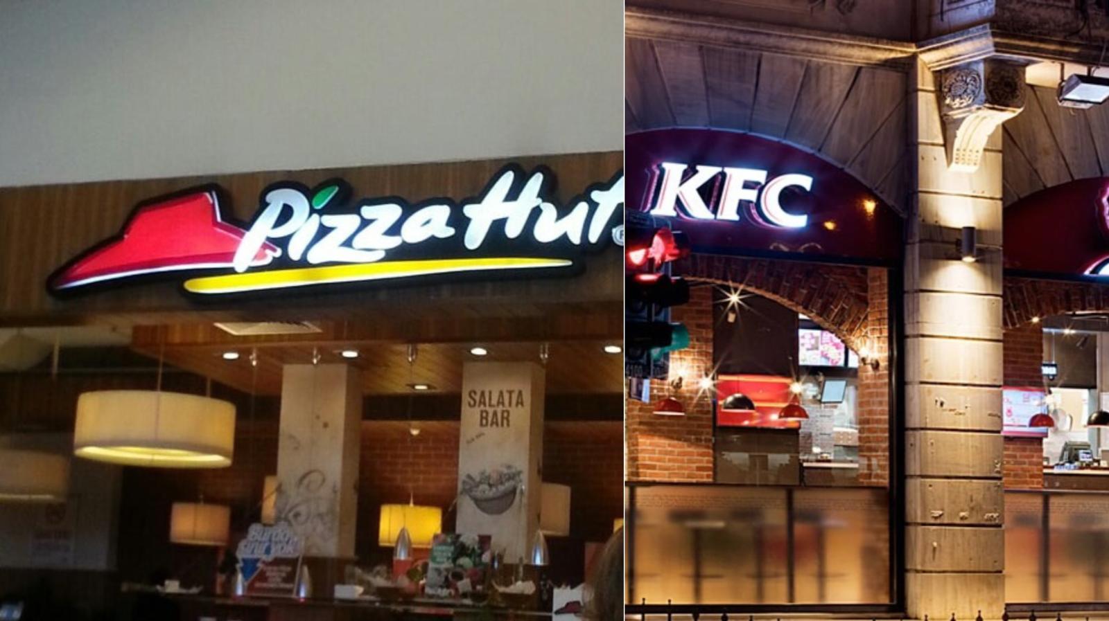 KFC VE PİZZA HUT ŞUBELERİ KAPANDI!