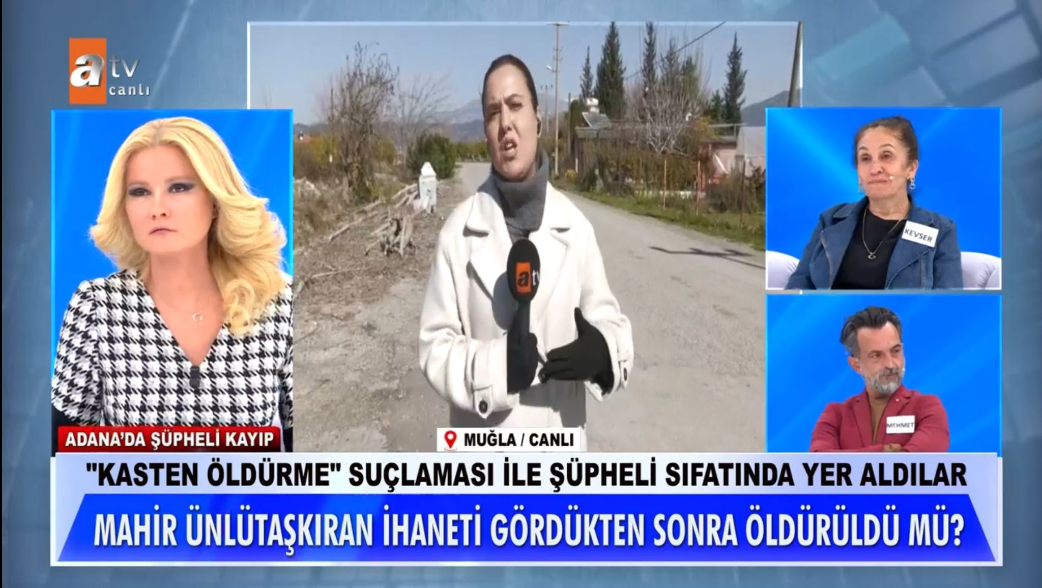 MÜGE ANLI’DA MAHİR ÜNLÜTAŞKIRAN KAYBINDA ÇİFTE CİNAYET ŞÜPHESİ