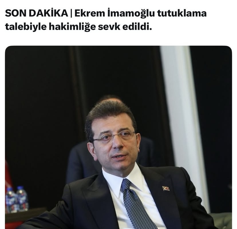 Ekrem İmamoğlu Tutuklanma Talebi ile Sevk Edildi!