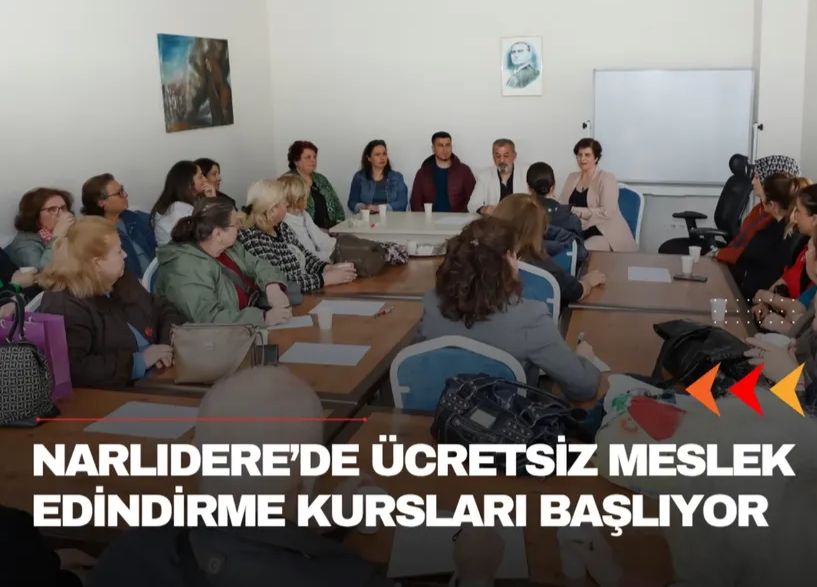 Narlıdere’de Ücretsiz Meslek Edindirme Kurslarına Yoğun İlgi Devam Ediyor!