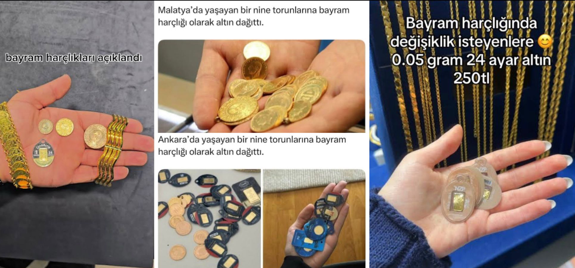 YENİ NESİL BAYRAM HARÇLIĞI GRAM ALTIN