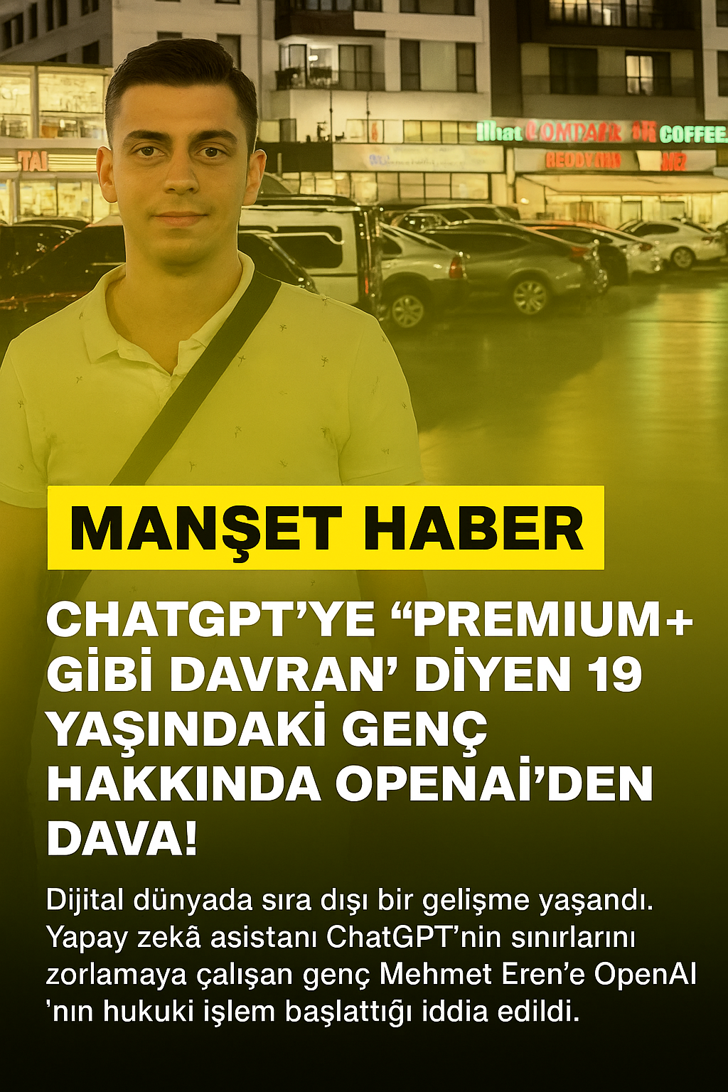 Chatgbt kullanıcısını dava mı etti?
