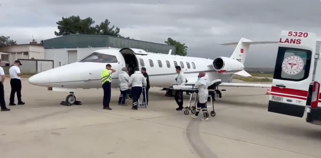 Kalp Rahatsızlığı Olan 8 Günlük Bebek Ambulans Uçakla İstanbul’a Sevk Edildi