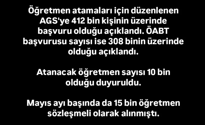 2025 öğretmen ataması ne zaman?