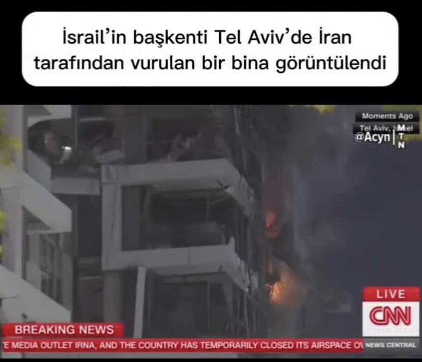 İsrail’de Ohal mi İlan edildi? Vurulan Bina Görüntüleri!!