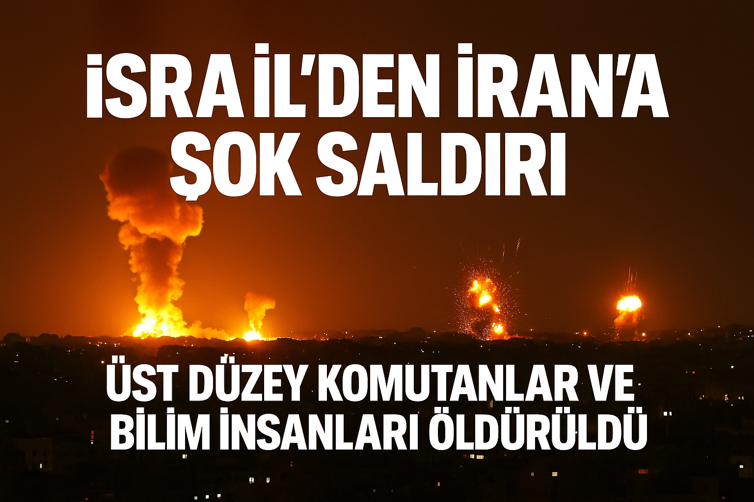 İsrail’den İran’a Saldırı!