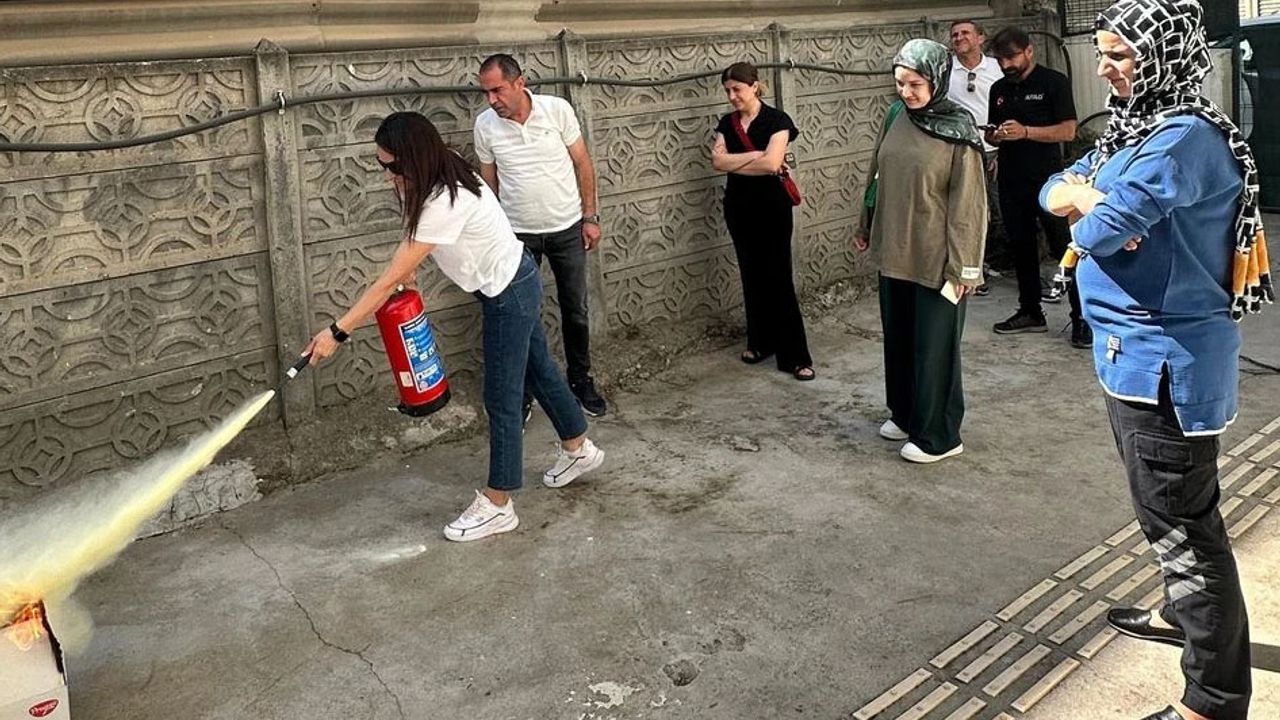 AFAD’dan ŞÖNİM personeline afet ve yangın eğitimi