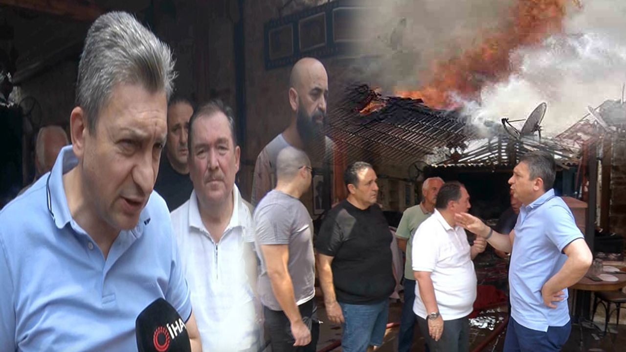 Vali Şahin: Kaleiçi yangın kontrol altında