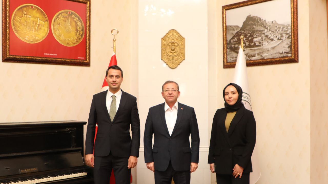 Vali Ziya Polat, Atama Kararnamesi ile Kars’a atanan idarecileri makamında kabul etti