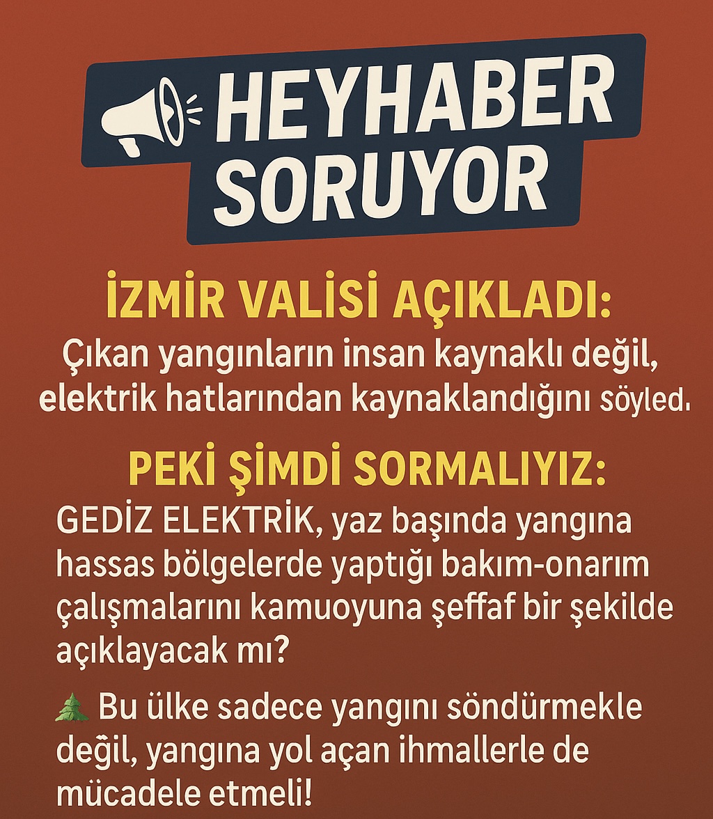 Gediz Elektirik Cevap Verecek Mi?