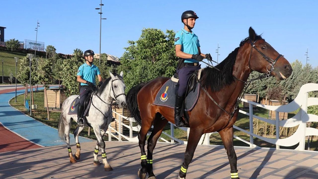 Atlı Jandarma Timleri Denizli ve Gaziantep’te